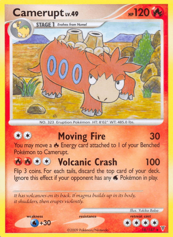 Camerupt Supreme Victors card