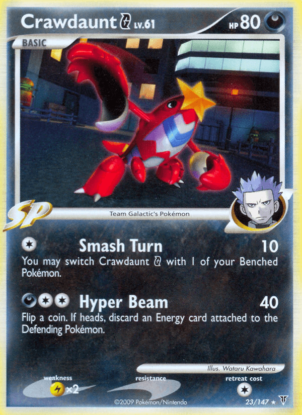 Crawdaunt G Supreme Victors card