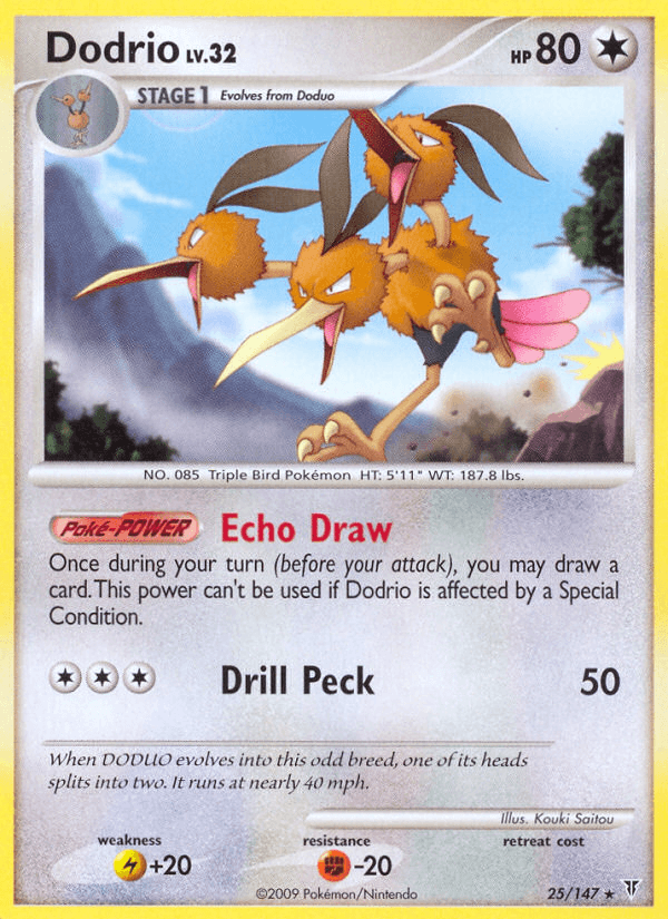 Dodrio Supreme Victors card
