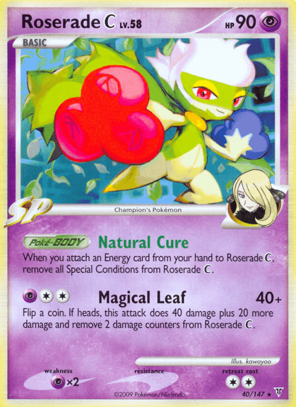 Roserade C Supreme Victors card