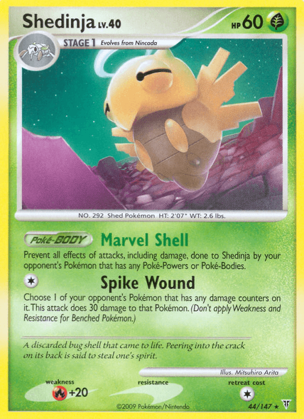 Shedinja Supreme Victors card