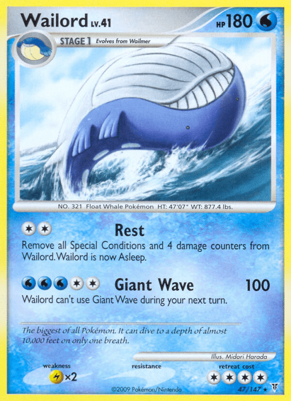 Wailord Supreme Victors card