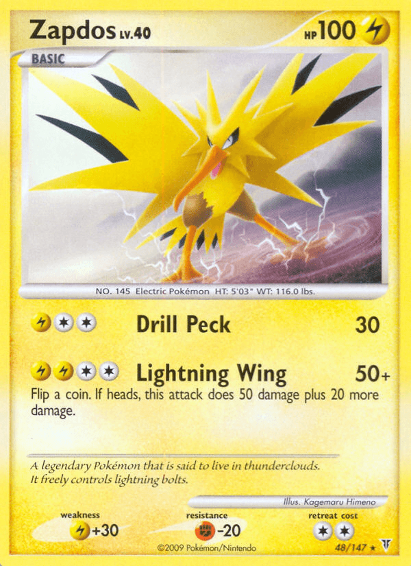 Zapdos Supreme Victors card