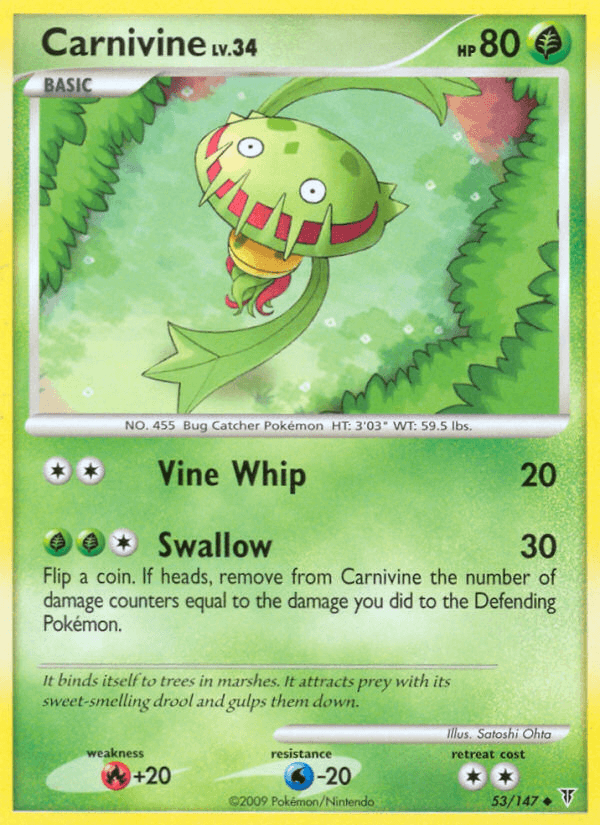 Carnivine Supreme Victors card