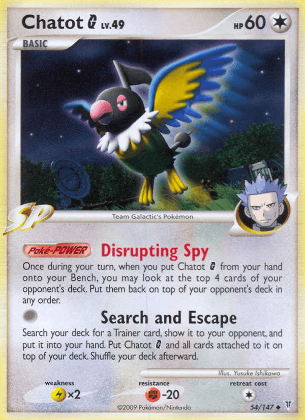 Chatot G Supreme Victors card