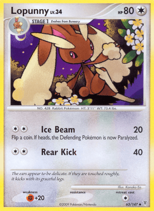 Lopunny Supreme Victors card