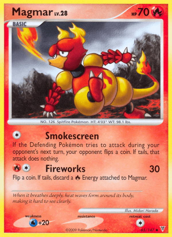 Magmar Supreme Victors card