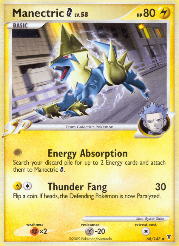 Manectric G Supreme Victors card