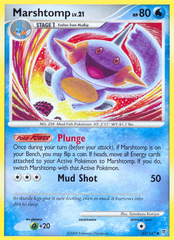 Marshtomp Supreme Victors card
