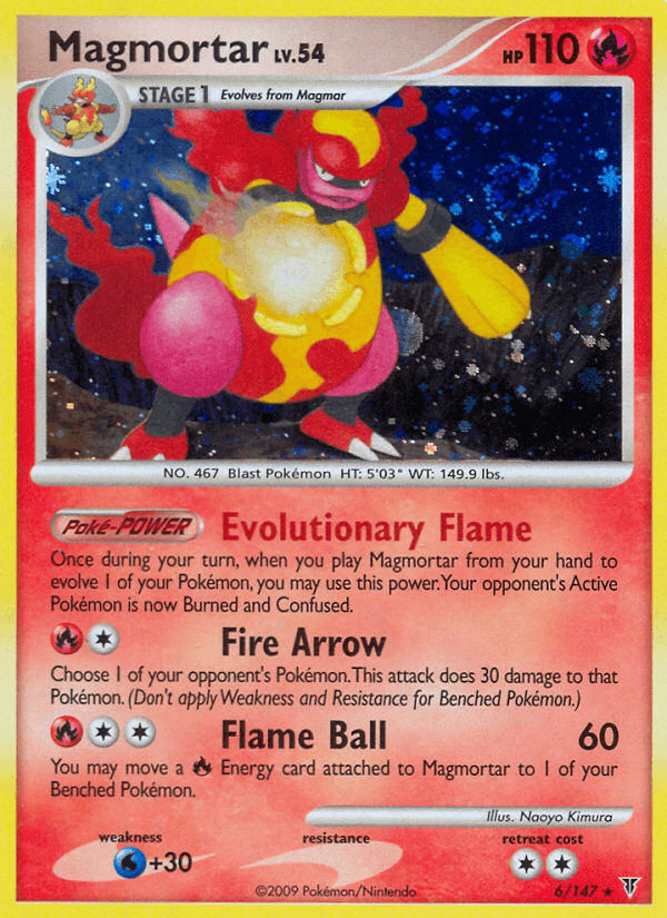 Magmortar Supreme Victors card