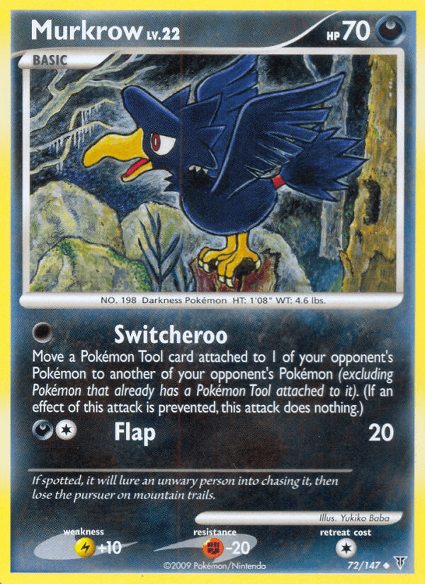 Murkrow 宝可梦 card