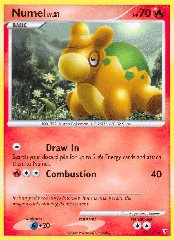 Numel 寶可夢 card