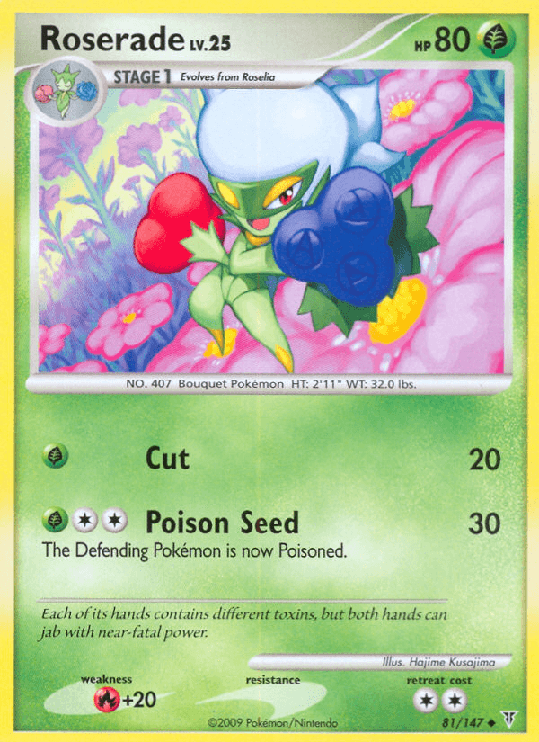 Roserade Supreme Victors card