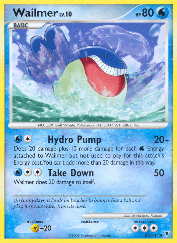 Wailmer Supreme Victors card