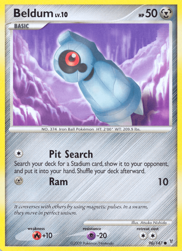Beldum Supreme Victors card