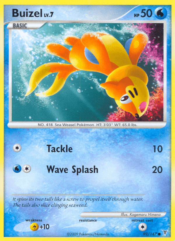 Buizel Supreme Victors card