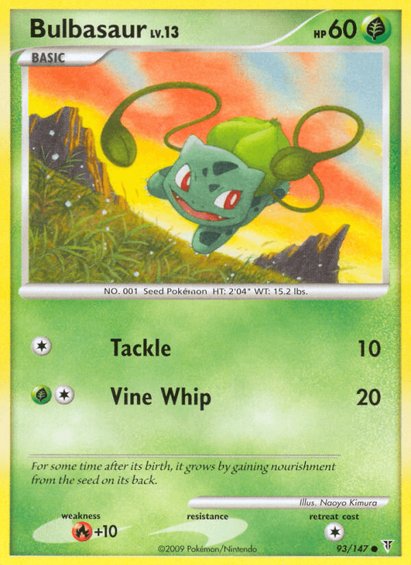 Bulbasaur Supreme Victors card