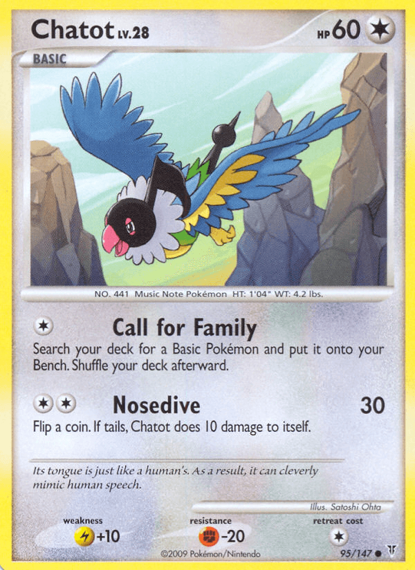 Chatot Supreme Victors card