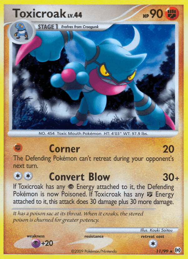 Toxicroak Arceus card