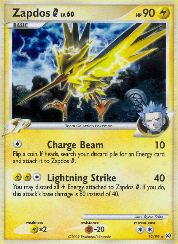 Zapdos G Arceus card
