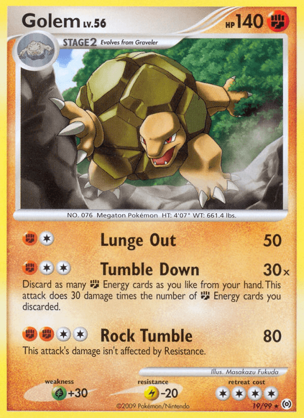 Golem Arceus card