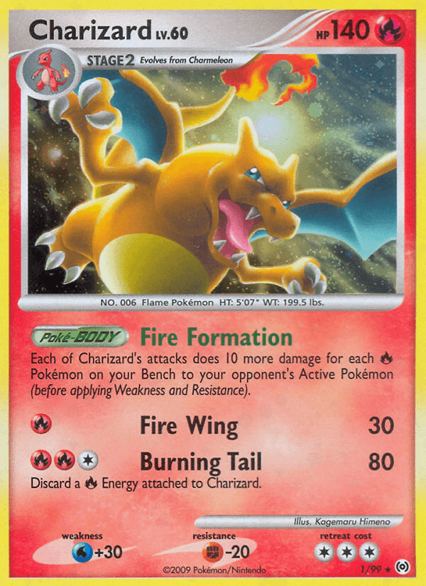 Charizard Arceus card