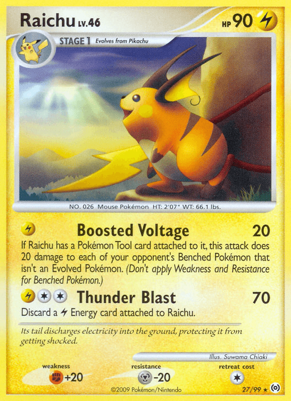 Raichu Arceus card