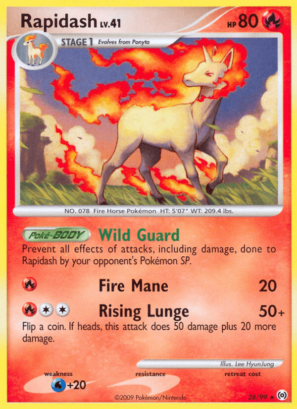 Rapidash Arceus card