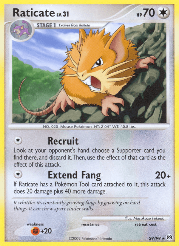 Raticate Arceus card