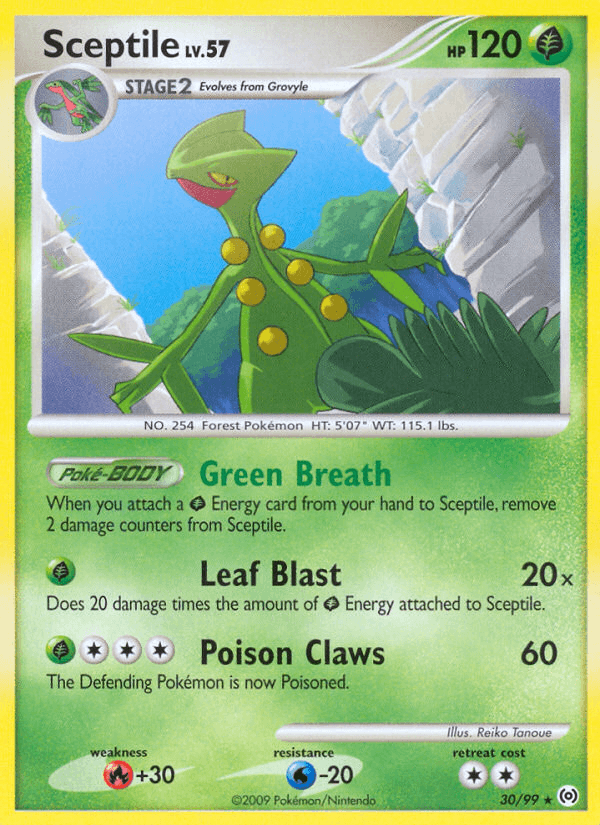 Sceptile Arceus card