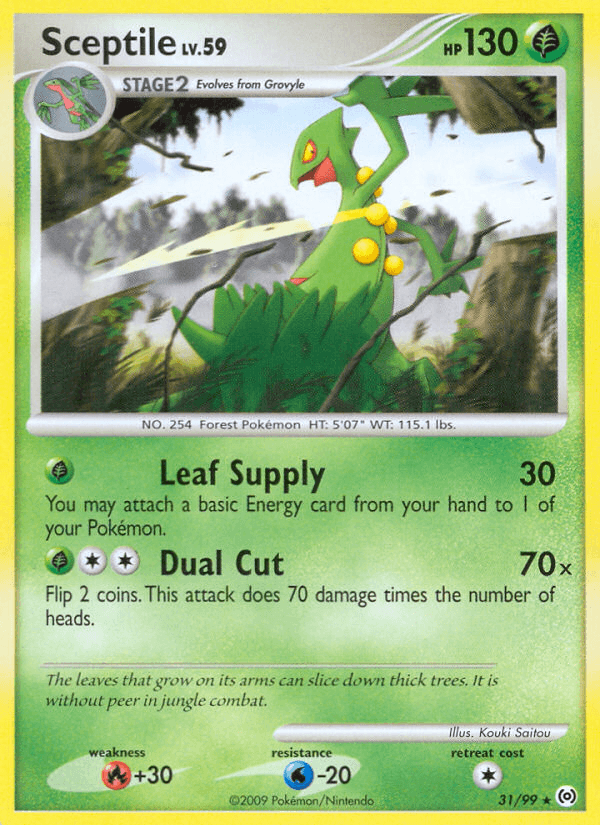 Sceptile Arceus card