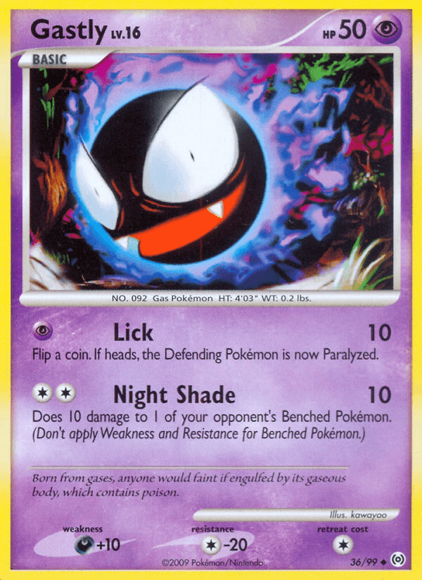 Gastly Arceus card