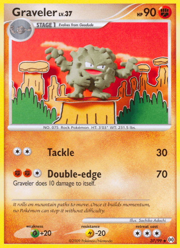 Graveler Arceus card