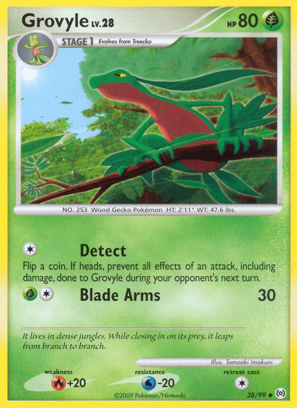 Grovyle Arceus card