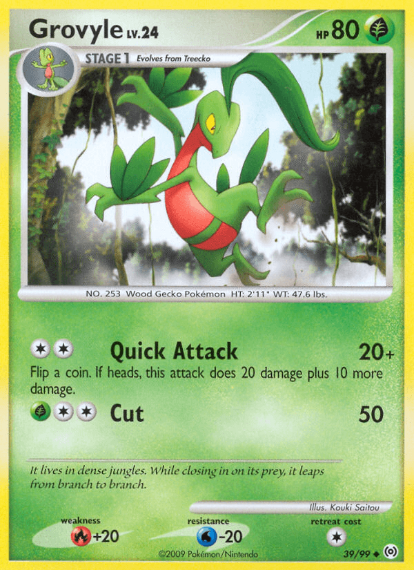 Grovyle Arceus card