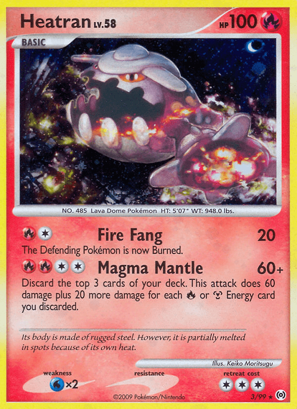 Heatran Arceus card