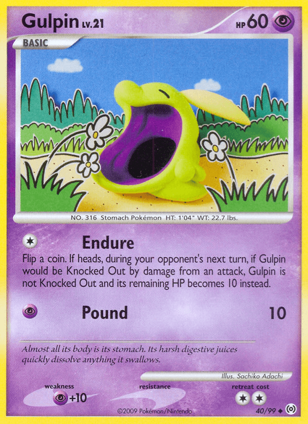 Gulpin Arceus card