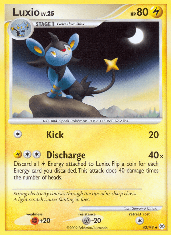 Luxio Arceus card
