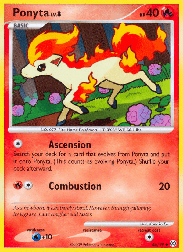 Ponyta Arceus card
