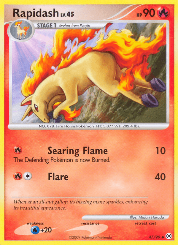 Rapidash Arceus card