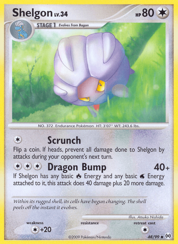 Shelgon Arceus card