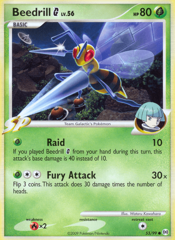 Beedrill G Arceus card