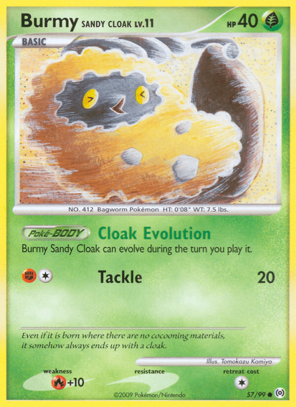 Burmy Sandy Cloak Arceus card