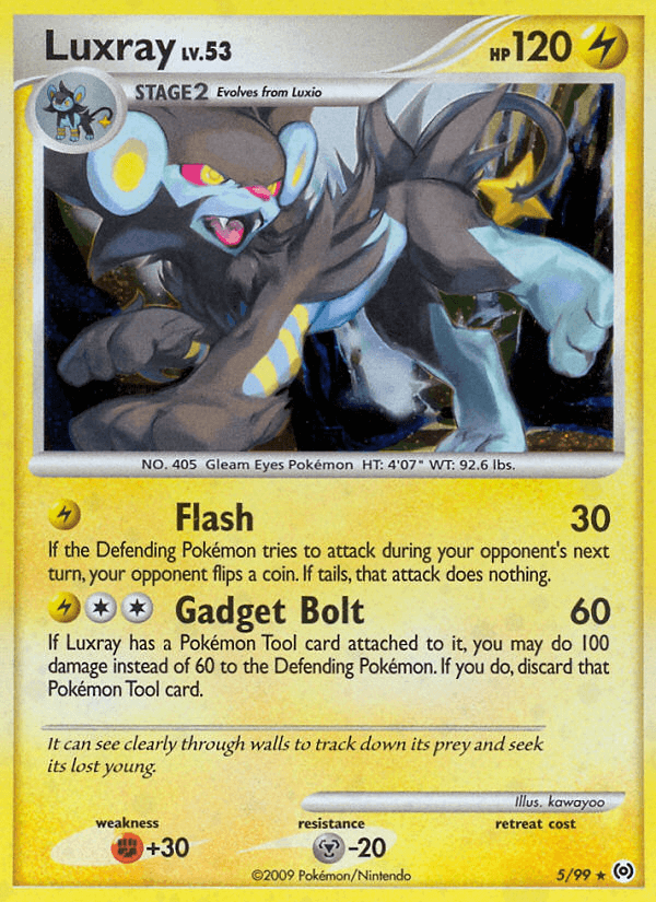 Luxray Arceus card