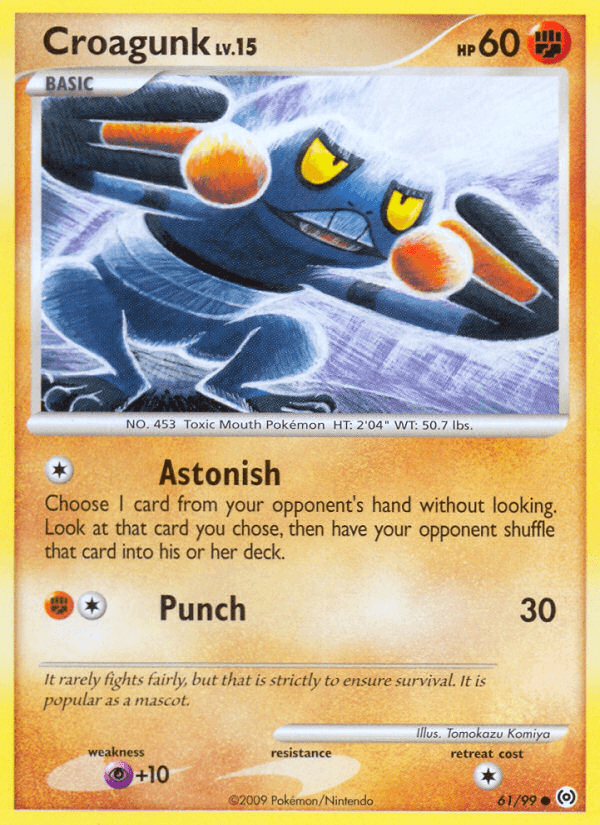 Croagunk Arceus card