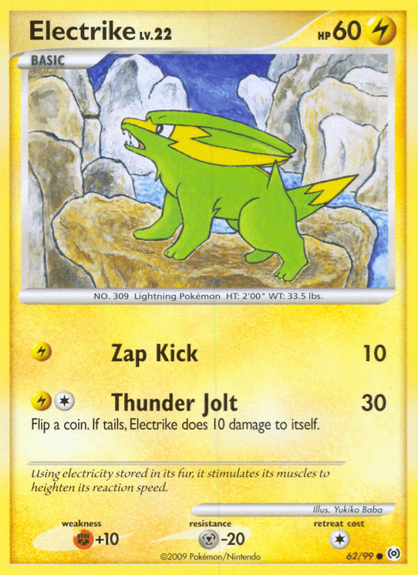 Electrike Arceus card