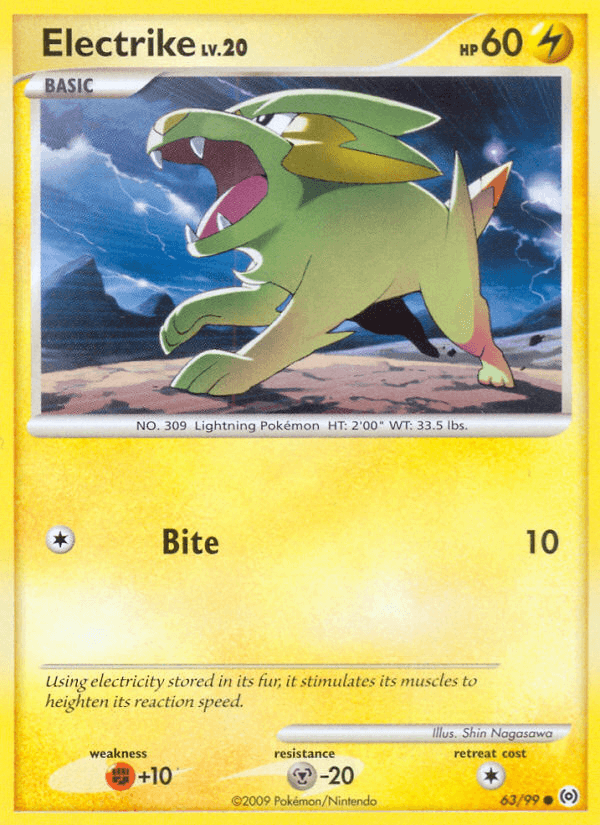 Electrike Arceus card