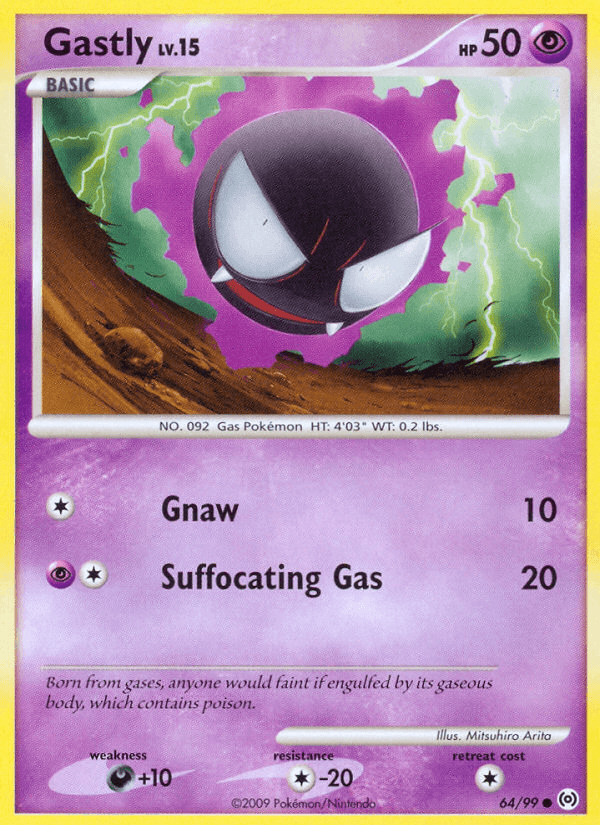 Gastly Arceus card