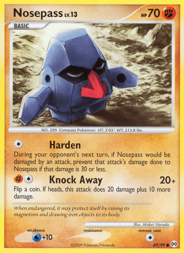 Nosepass Arceus card