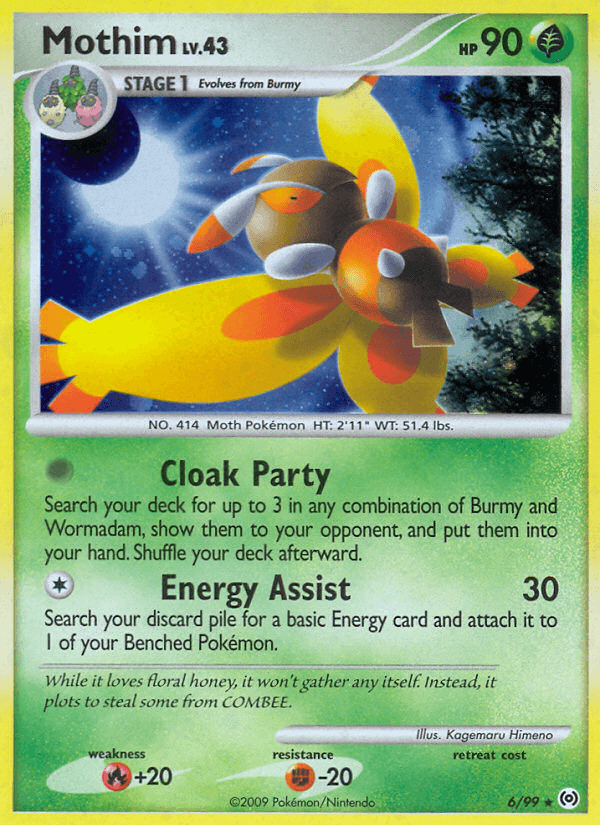 Mothim Arceus card
